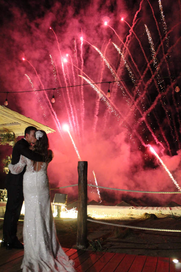 fuochi d'artificio per matrimoni 
