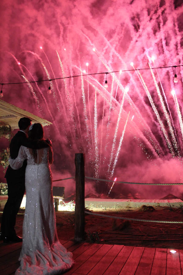 fuochi d'artificio per matrimoni 